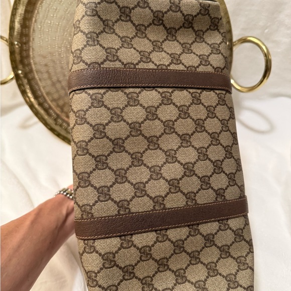 Gucci Brown Satchel with Iconic GG Monogram - Picture 6 of 15